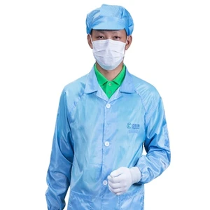 Wholesale Myesde ESD Antistatic Cleanroom Apron Safety Suit 98% Polyester + 2% Conductive Fiber ISO9001/ISO13485 Certified Type