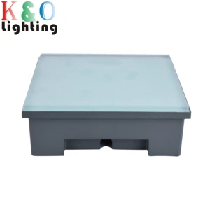 200*200mm Led Glass Brick IP67 Outdoor RGB Color Changeable Led Brick Multi-pattern Light