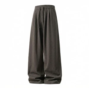 Vintage Simple Draped Pants, Pleated Daily Casual Bottoms