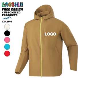 Oem Summer Sunscreen Jacket with Anti-UV UPF50+ Waterproof Hooded Windbreaker for Men and Women Outdoor Exercise Activities