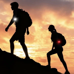 OEM Professional Rechargeable LED Mini Safety Warning Light IP68 Rated Touch Control for Running Shoes Hiking Camping
