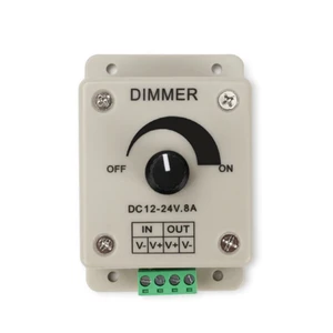 LED Dimmer 12V 24V 8A 96W Pwm Regulator Adjustable Brightness Switch LED Dimmer for Led Strip