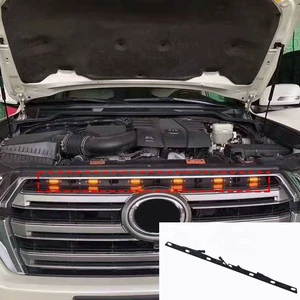 Jiaji LED Grille Light for 2019 for Land Cruiser with Yellow & Blue Lights Stainless Steel Construction 1-Year Warranty