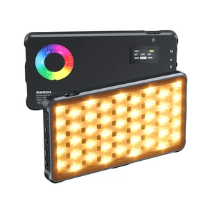 Shenzhen Factory RGB Pocket-Size LED Video Light 3200 to 6500K Photography Led Lights Camera Video Fill Light
