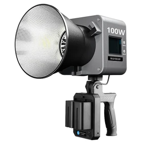 100W Bi-Color Adjustable High CRI Ra>95 LED Video Light with Remote Control for Studio Video Film Photography