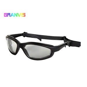 ANSI Z87.1 Hot Selling Eye Protective Glasses with Adjustable Elastic Strap and EVA Foam Inner Frame for Industrial