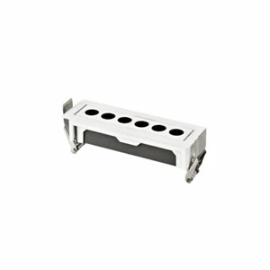 Modern 3Cct Linear LED Spotlight 4.5W 9W 18W Adjustable Rectangle White Ceiling Downlight 6 Heads Shop Recessed Grille Light