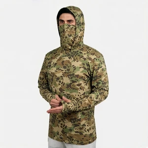 Custom Heat Transfer Outdoor Sportswear Fishing Shirt Moisture Wicking Tournament Sun Protection Competition Garment
