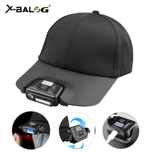 Baseball Cap Lamp USB Charging Lithium Ion Digital Display Colorful Outdoor Night Fishing And Cycling Portable LED Headlamp