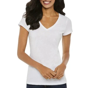 Casual Style Women's Plus Size T-Shirts 154 Gsm Lightweight Plain Knitted Breathable Sequined Diamond-Like for Teenagers