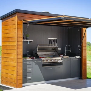 Wholesale Customized Sun Shed For Outdoor Kitchen Gas Grill Kitchen Cabinet And BBQ Grill