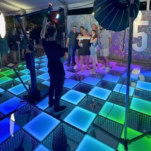 Custom IP67 Waterproof LED Dance Floor with SMD RGB 5050 Lights Sound-Activated Control for Disco & Wedding Events