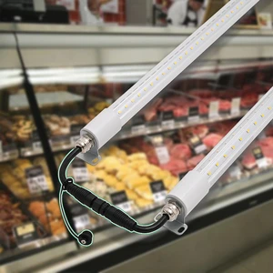 4ft 6ft 8ft Linkable IP65 Supermarket Display Cabinet Beverage Freezer T8 Tube Led Cooler Light for Beverage Cooler