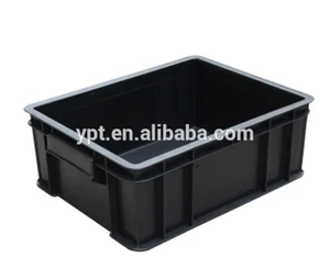 380*240*105mm Industrial Cleanroom ESD Storage Plastic Box /Antistatic Container for Turnover/ESD Bins