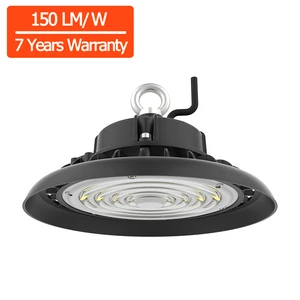 7 Year Warranty 150LM/W 200W Industrial Garage LED Highbay Light High Bay LED Light for Gymnasium 100W 150W LED High Bay
