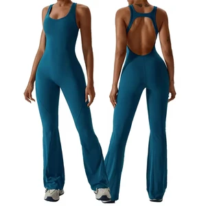Custom Women Quick Jumpsuits Playsuits Bodysuits One Piece Workout Jumpsuit Sports Fitness