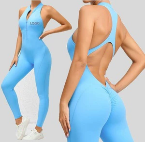 New Arrival Gym Clothing Jumpsuit Womens Tracksuit One Piece Jumpsuit