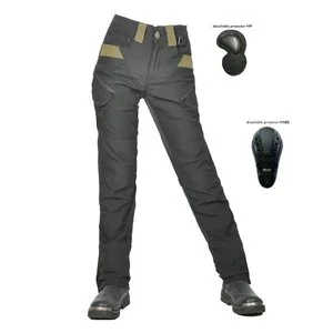 High Quality Motorcycle All-season Anti-drop Jeans Women's Pants