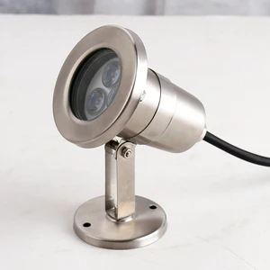 LED3W RGB 2v 24vHot Sales Ip68 Waterproof Outdoor Swimming Pool Underwater Spot Lights 304 Stainless Steel Small Size