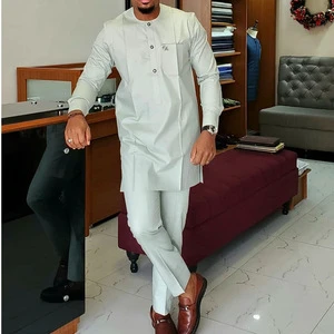 New Autumn and Winter Hot-selling and Popular Pure Color Simple Ethnic Style Men's Casual Suit
