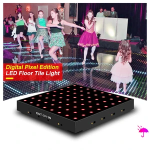 SHTX Hot Sale Waterproof 3D Infinity Mirror LED Dance Floor Magnetic for Wedding Party Disco Nightclub Outdoor Glass Dance Floor