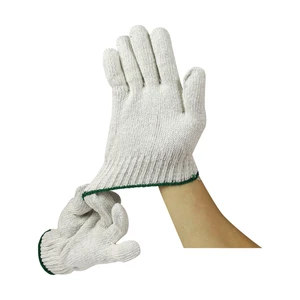 Dongfanghong Hot Sell Working Cotton White Safety Slip Resistant Gloves 40-50g/pair