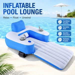 Adult Double Electric Inflatable PVC Floating Raft For Pool Use 167/109cm Model