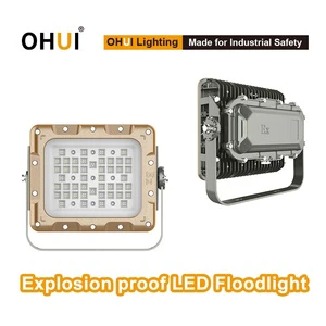 Class I/II/III Div 1/2 IP66 LED Explosion Proof Light For Gas Station & Industrial Use