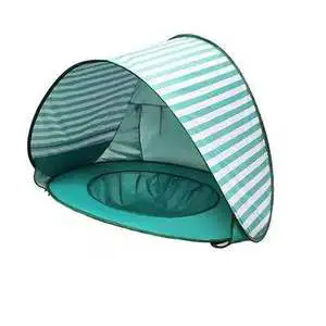 Beach Tent Umbrella Pop Up Portable Sun Shelter With Pool Summer Outdoor Tent For Baby Kids Parks Beach Shade