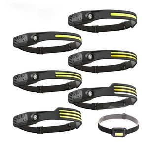 RTS at Portable Rechargeable Head Lamp XPE COB Outdoor Running Climbing Working Waterproof Sensor LED Headlight Headlamp
