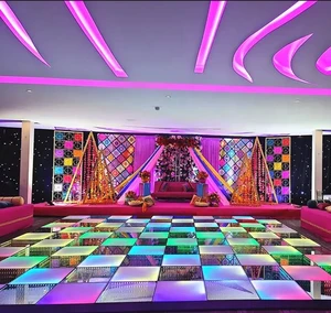 3d Led Dacing Floor Infinity Mirror Stage Light up Wedding Magnetic Led Dance Floor