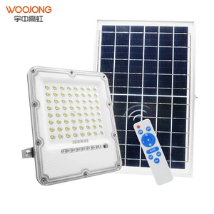 2025 New Solar-Powered Easy InstallationLED Flood Light Outdoor Remote Control Waterproof Security Lamp Long-lasting Brightness