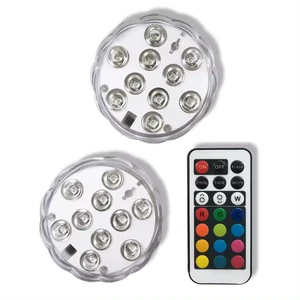 LED Lamp Remote Control RGB Colors Swimming Pool Light IP68 Waterproof Underwater