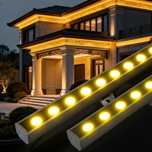 LED Wall Washer Light Outdoor Waterproof Aluminum Exterior Light for Hotel Villa Building Facade Bridge Landscape Engineering