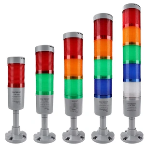 LED Signal Light Tower 3-Color Machine Tool Status Alarm Indicator Equipment