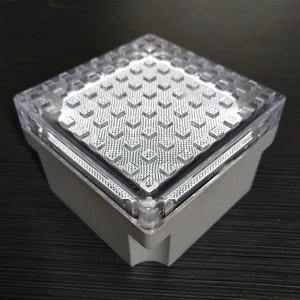 Outdoor Waterproof Underground LED Floor Tile Lamp Recessed Solar Brick Light