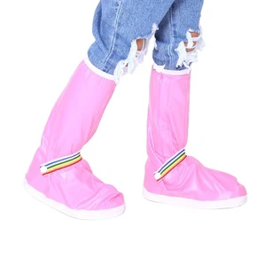 Foldable Non-Slip Safety Waterproof Rain Boot PVC Overshoe Shoe Cover