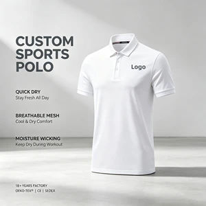 Custom Light Portable Polo Wear Solid Basic Style For Youth Campus Life And Weekend Social Activities Sports Polo Shirts
