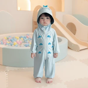 Children's Sunscreen Clothes Made of Thin Ice Silk, Cool and Breathable, Lightweight, and UV Resistant for Both Boys and Girls