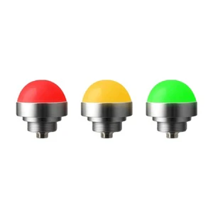 IP66 Waterproof 5V 12V 24V 220V Mini Semicircular Red Yellow Green LED Equipment Indicator Warning Light