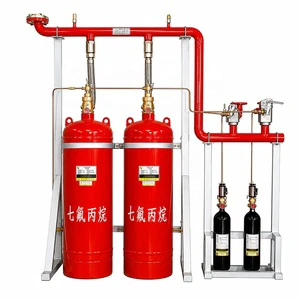 Automatic FM200 Gas Fire Extinguishing System 42 Bar Total Flooding System for Electrical Room Power Room