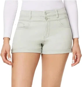 Summer Mid Waist Women's Casual Washed Denim Shorts Breathable Quick Dry