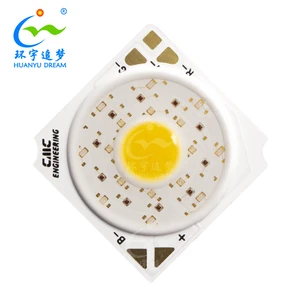 RGBW COB LED Chip 4-in-1 Red Green Blue Warm White Ra90 High CRI Dimmable 120° Beam Angle 50000H Lifespan