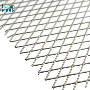 Diamond Shape Expanded Metal Grille Car Grille Heavy Gauge Welded Perforated Screen