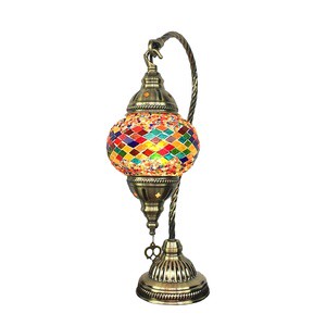 Morocco Vintage Table Lamp Bedroom Living Room Restaurant Hotel Homestay bar Turkish Handmade Glass Table Lamp