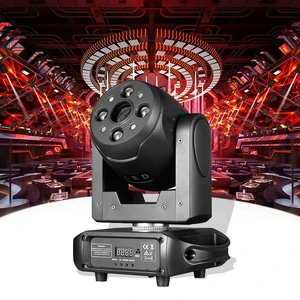 Multi-Function 120W Moving Head Light Wash Laser Pattern Hybrid Stage Light for DJ Disco KTV Nightclub Event