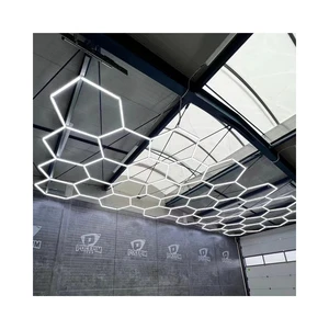 High Luminance Pro LED Handheld Inspection Hexagon Panel Ceiling & Wall Detailing Indoor Studio Workshop Light