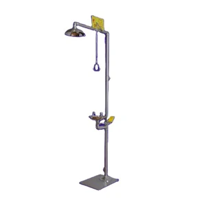 Professional Factory Safety Products Combination Safety Eye Wash & Emergency Shower Eyewash