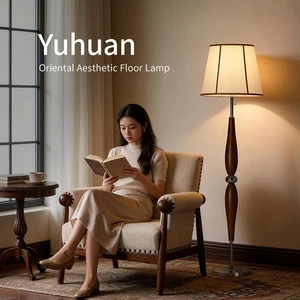 Aisilan Oriental Aesthetic Floor Lamp for Living Room 9w 3000K-6000K Dimmable LED Floor Light