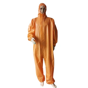 Type 5/6 Disposable Waterproof Coverall Oil Proof Type 5 Coverall Cleanroom Suits ESD Disposable Colored Overall